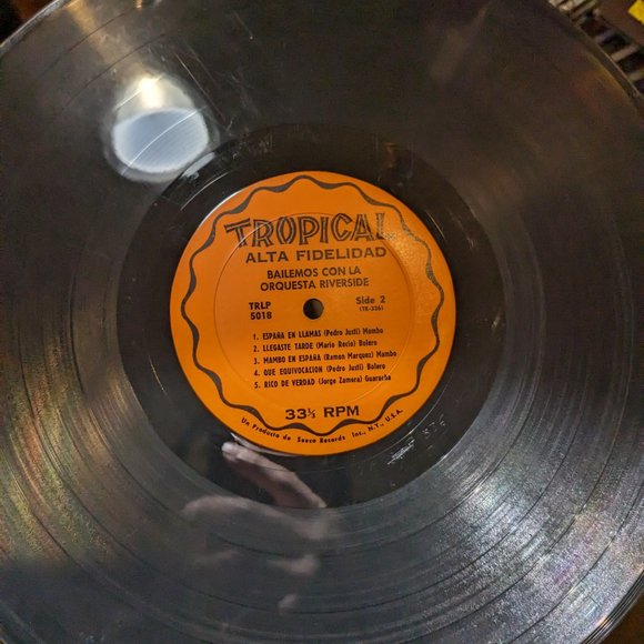 vinyl record #rare #mambo #ORQUESTA RIVERSIDE "Bailemos Con La Riverside" 1959 - Picture 11 of 16